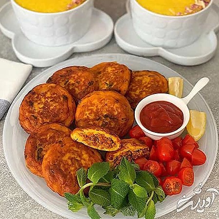 غذا بدون گوشت با سیب زمینی غذا با سیب زمینی و گوشت چرخ کرده،غذا با گوشت چرخ کرده و قارچ و سیب زمینی،غذا با گوشت چرخ کرده و سیب زمینی و پنیر پیتزا